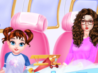 Baby Taylor in the airport