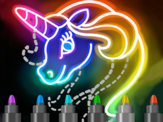 Learn to draw glow cartoon
