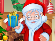 Christmas Gift Santa Dressup