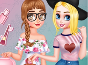 Princesses Flower Nails Art