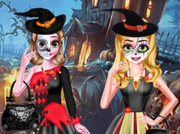 Sister's Halloween Dresses
