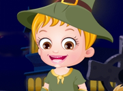 Baby Hazel Halloween Night fun