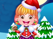 Baby Hazel As Christmas Dressup