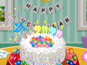 New Year Confetti Cake