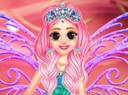 Princesses in a colorful wonderland