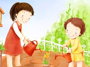 Cartoon Children's Day puzzle
