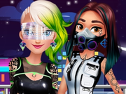Cyberpunk City Fashion