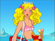 Ellie at the beach