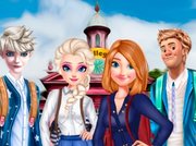 Frozen Family Go To College