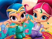 Shimmer and Shine Pencil Coloring