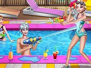 Family Pool Time