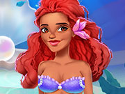 Aquatic Mermaid Beauty Makeover