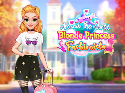 Around The World: Blonde Princess Fashionista