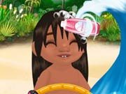 Baby Moana Gets Tidy