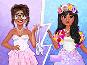 Balletcore vs Flowery Fashion Challenge