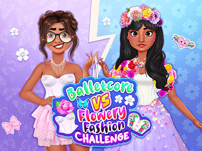 Balletcore vs Flowery Fashion Challenge