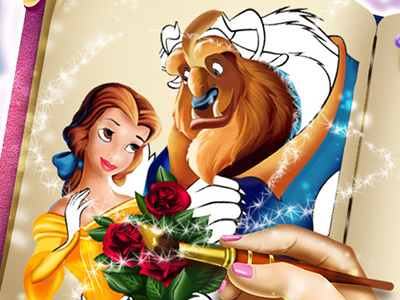 Beauty Coloring Book