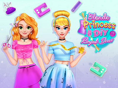 Blonde Princess #DIY Royal Dress