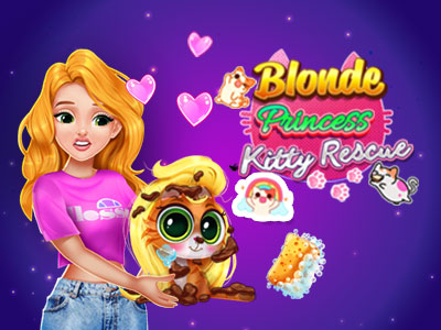 Blonde Princess Kitty Rescue