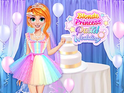 Blonde Princess Pastel Wedding Planner