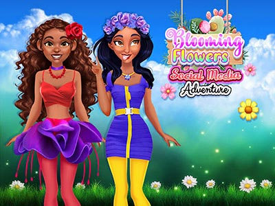 Blooming Flowers Social Media Adventure