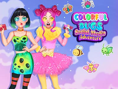 Colorful Bugs Social Media Adventure