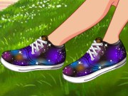 DIY Galaxy Shoes