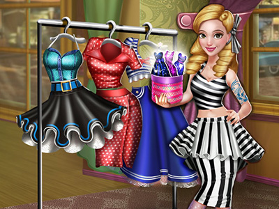 Dove Pinup Dolly Dress Up