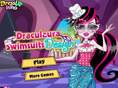 Draculaura Swimsuits Design Game