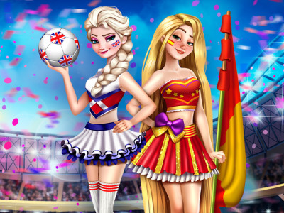 Eliza and Chloe Football Rivals