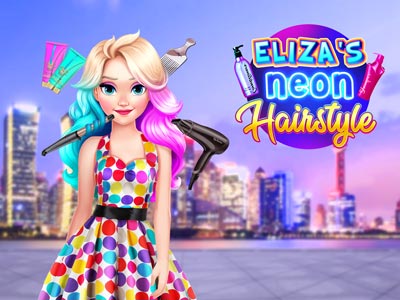 Eliza's Neon Hairstyle
