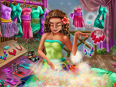 Exotic Girl Wardrobe