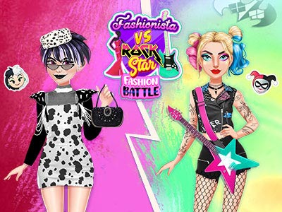 Fashionista vs Rockstar Fashion Battle