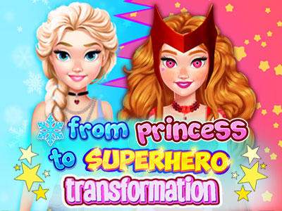 From Princess To Superhero Transformation