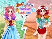 Hot vs Cold Weather Social Media Adventure