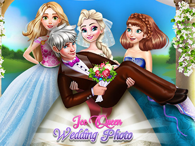 Ice Queen Wedding Photo