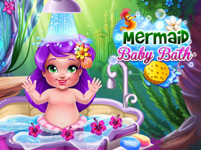 Mermaid Baby Bath