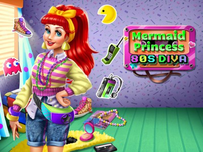 Mermaid Princess 80s Diva