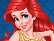 Mermaid Princess Pretty In Gold