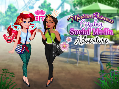 Modern Princess Cosplay Social Media Adventure
