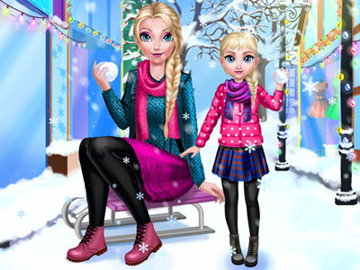 Mommy Elsie Winter Day