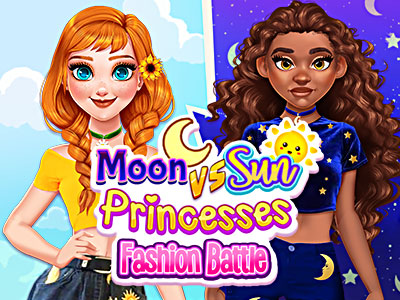 Moon vs Sun Princess Fashion Battle