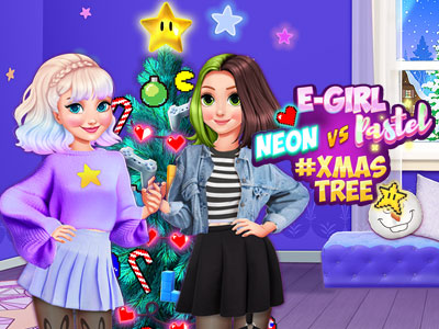 Neon vs E Girl #Xmas Tree Deco
