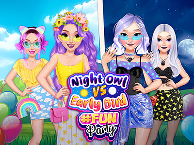 Night Owl vs Early Bird Fun Party