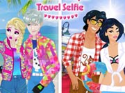 Princess Couple Travel Selfie