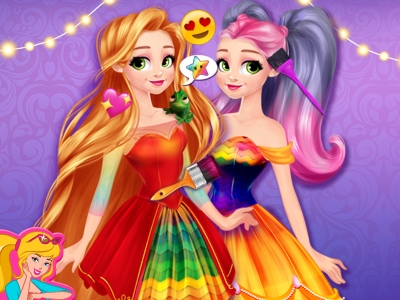 Princess Design Your Rainbow Dress