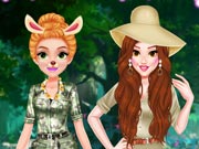 Princess Girls Safari Trip