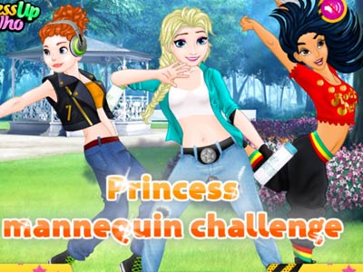 Princess Mannequin Challenge