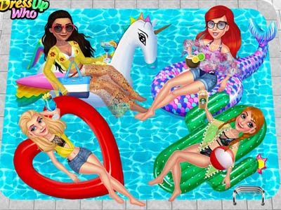 Princess Pool Party Floats