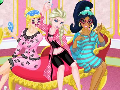 Princess Slumber Party Funny Faces 